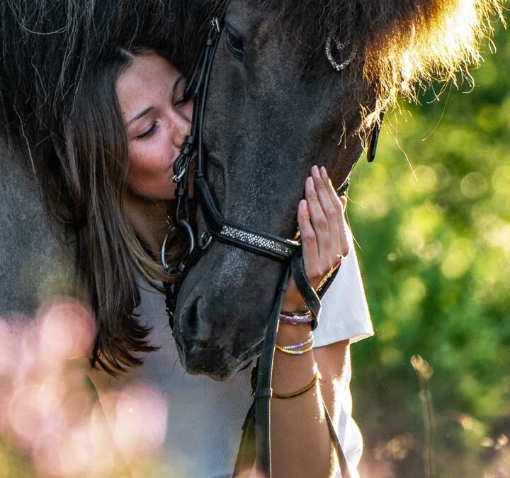 Fotoshooting mit Pferd in der Lüneburger Heide